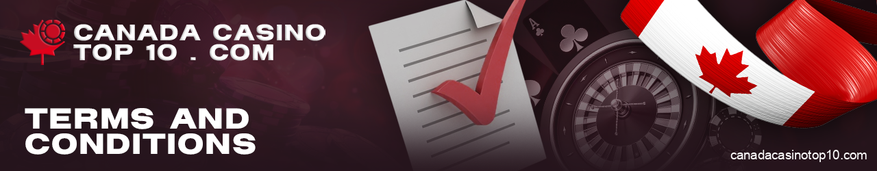 Read the Terms and Conditions at Canada Online Casino 
